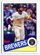 2024 Topps Transcendent Jackson Chourio Through The Years Rc #JC-1985 (004/100)