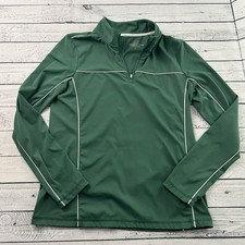 Vineyard Vines Performance 1/4 Zip Pullover Athletic Jacket Women's Small Green