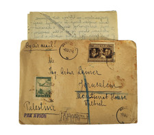 Jewish Judaica Holocaust survivor testament post-WWII letter Warsaw 1947