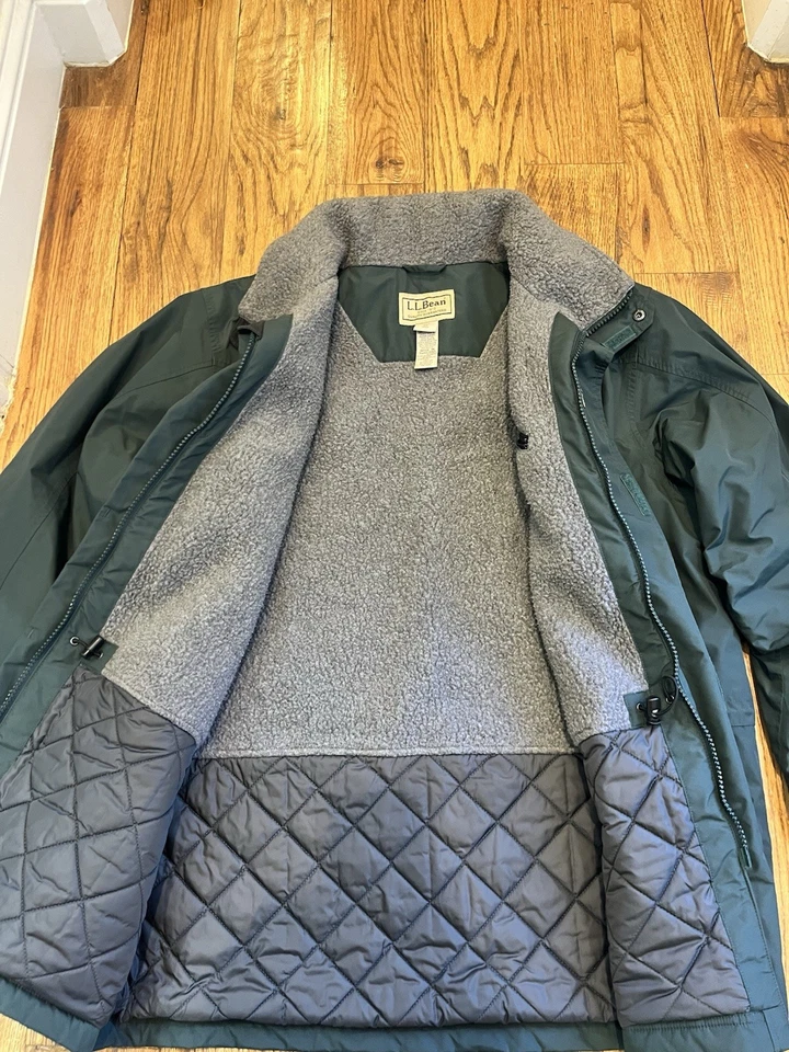 Vintage dark green L.L.Bean zip-up jacket with tons of pockets — 第 4/4 张图片