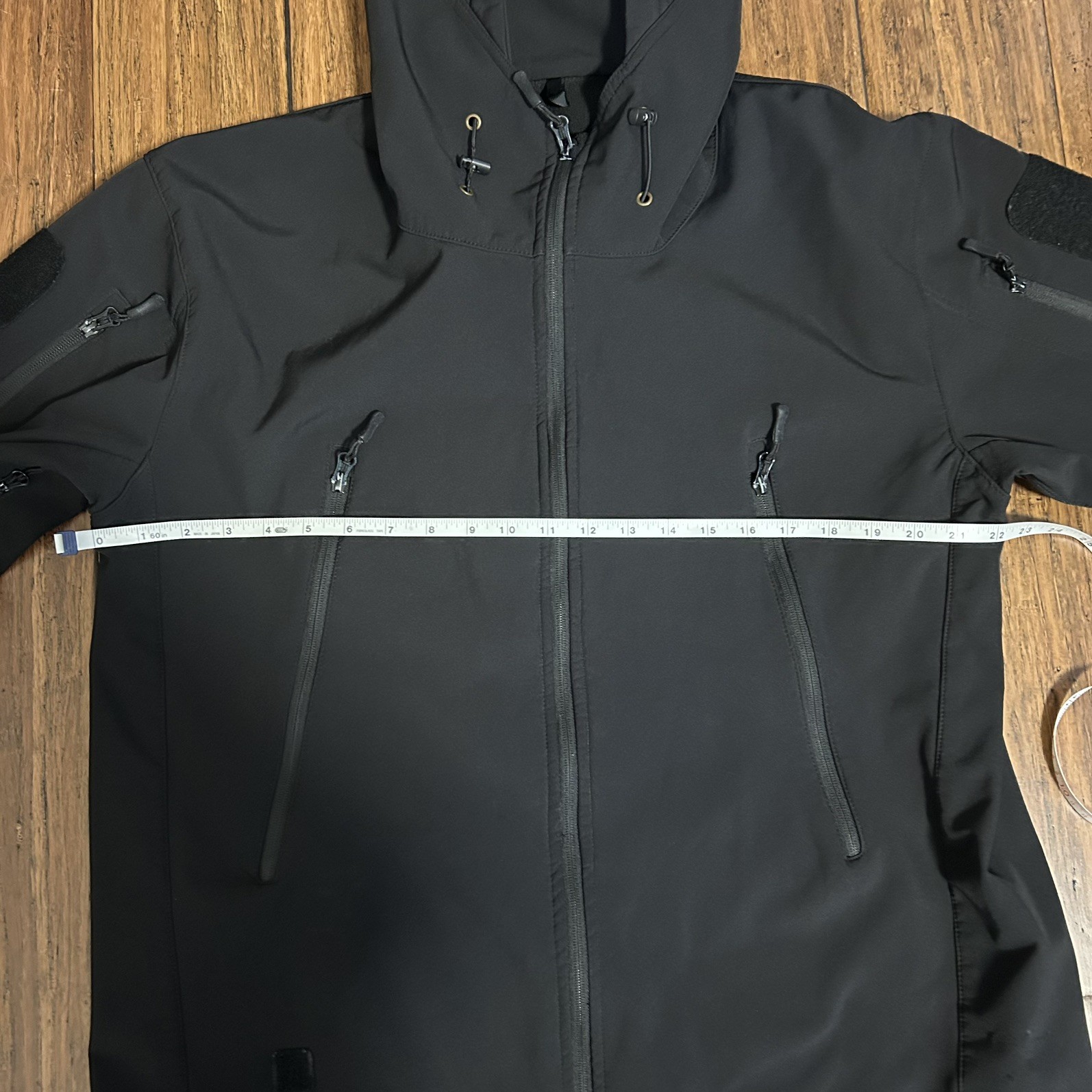 Men’s Softshell Jacket Black Windstopper Fleece L… - image 4