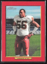 2006 Topps Turkey Red #86 Derrick Johnson Red Kansas City Chiefs (DD)