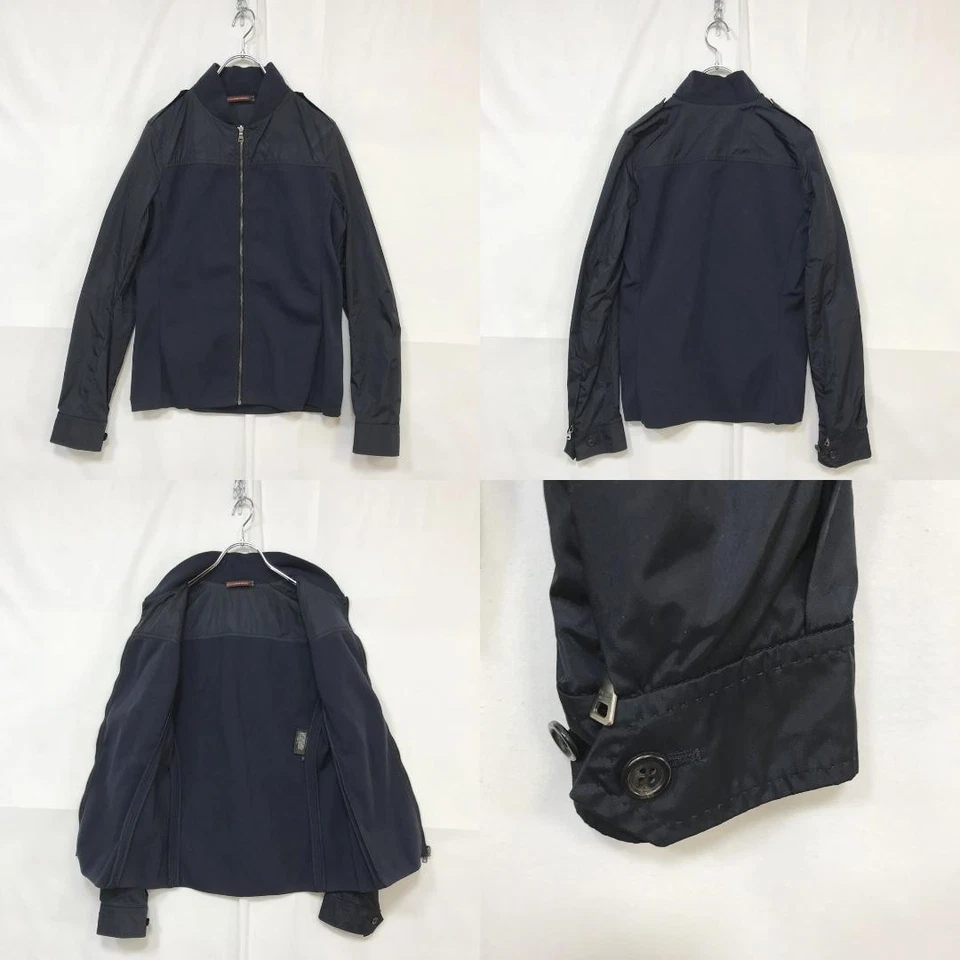 Б/У PRADA 3-WAY НЕЙЛОНА КУРТКА И ЖИЛЕТ, ТЕМНО-СИНИЙ, РАЗМЕР 40, СДЕЛАНО В ИТАЛИИ ПРИЕМЛЕМЫЙ - Изображение 3 из 4