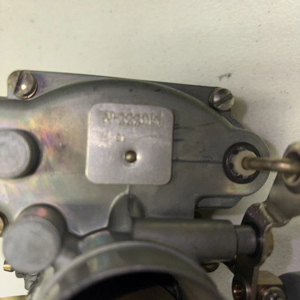 NOS VW Weber 3328 Carburetor W-222051 VA7 1960s 1970s Beetle Porsche 356 912 - Image 2 of 4