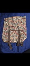 Patterned Multicolor Backpack, Laptop Compartment, Adjustable Straps