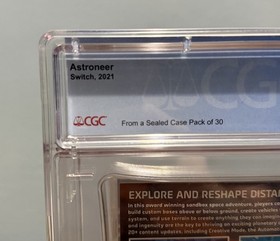 ASTRONEER (2021) Nintendo Switch Game, CGC Graded 9.9, Seal Grade A++