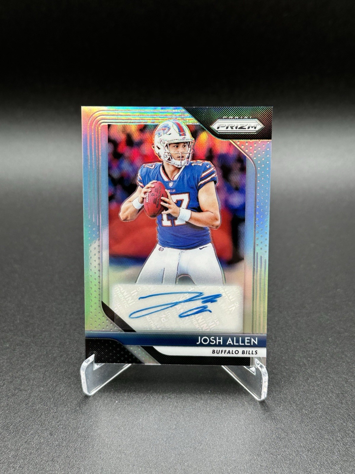 2018 Panini Prizm Josh Allen Silver Prizm Rookie Autograph RC