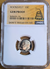 1976-S Roosevelt Dime 10C Gem Proof NGC San Francisco Uncirculated — photo 1