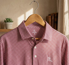 NEW RHOBACK Men's Short Sleeve Performance Polo