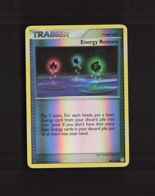 Energy Restore 81/100 Majestic Dawn Reverse Holo Pokemon Card LP