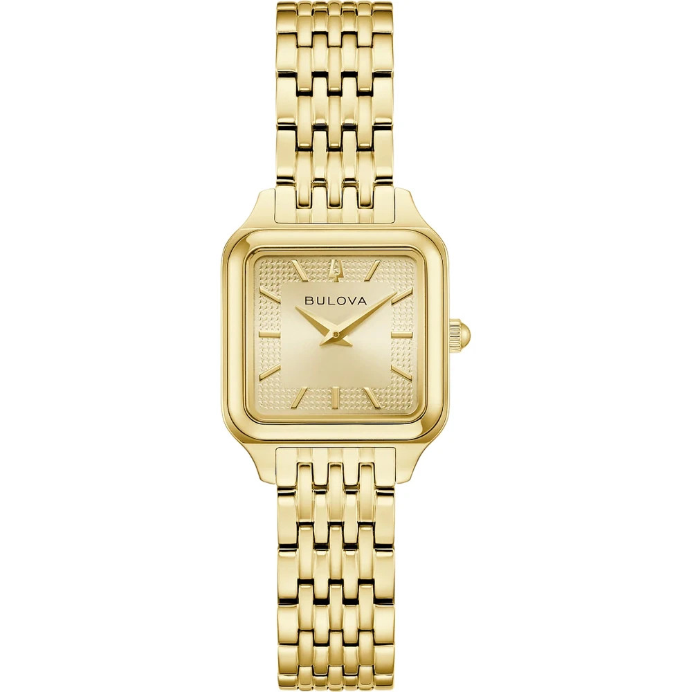 Classic Gold Square Crystal Watch Vintage Gold Square Women main image 4