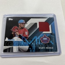 2024 Topps Series 1 City Connect Swatch Collection Eury Perez