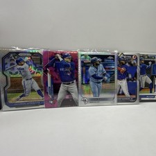 Topps Panini Bowman Toronto Blue Jays Card Lot 2021 Refractor Rookie Guerrero