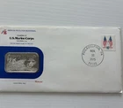 Vintage U.S. Marine Corps - 1775-1975 Commemorative 1 Oz. Silver Art Bar