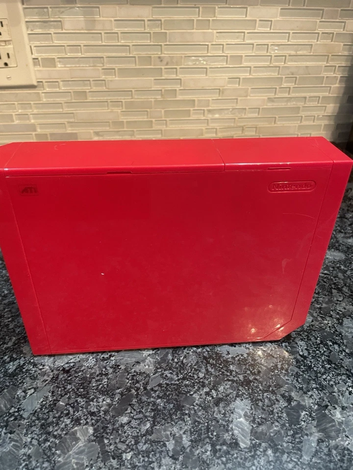 Nintendo Wii Red Console Only - Image 3 of 4