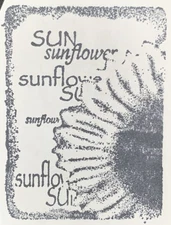 Chapel Road Art Stampa Sunflower Frame Cling Rubber Stamp