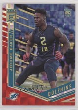 2018 Donruss Elite Rookies Red 78/199 Jerome Baker #127 0q3