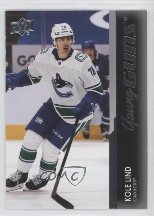 2021-22 Upper Deck Series 1 Young Guns Kole Lind #247 8tn