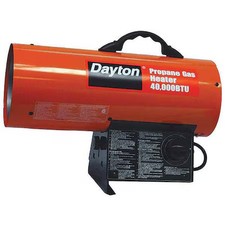 Dayton 3ve55 Portable Gas Torpedo Heater Liquid Propane Intermittent Spark 8