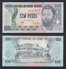 Banknote Guinea Bissau 100 Pesos 1990 P.-11 FDS/UNC