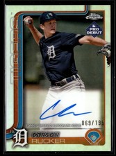 Carson Rucker #/199 - 2025 Topps Pro Debut Chrome Autograph Refractor #PDC-134