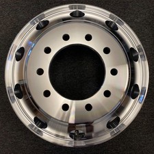 22.5x8.25 Aluminum Hd Truck Trailer Wheel Rim Hub Alcoa Oem Design Dually 10 Lug