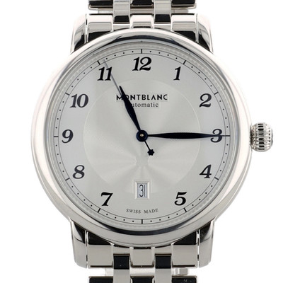 Montblanc Star Legacy Steel Unisex Uhr ID: 128682 Edelstahl Weiß NEU & OVP
