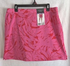 Rafaella Womens Pink Carmine Rose Pull-On Activewear Skort NWT Sz XXL Barbiecore
