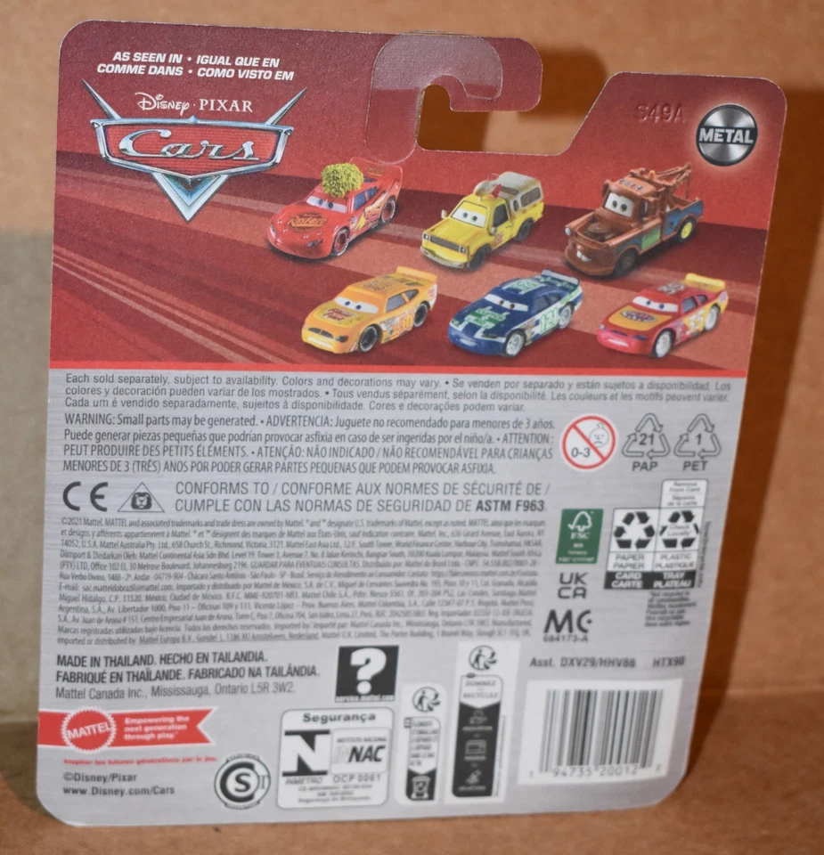 Disney Pixar Cars WINGO Metal Mattel New - Image 4 of 4