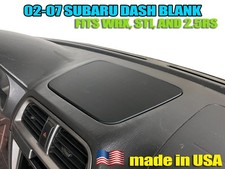 02-07 Subaru Impreza Wrx Sti Center Dash Insert - Blank
