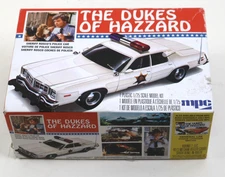 MPC Dukes of Hazzard Sheriff Rosco’s Police Car 1:25 Model Kit 707 Open Box