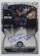 2023 Bowman Chrome Prospect Speckle Refractor /299 Robert Perez Jr Auto 0p83