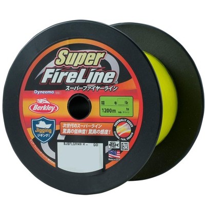 Berkley Super Fire Line 1.2/20lb 1200m Green PE Line/Super Line/Jigging Slow Jig