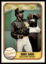1981 Fleer Dave Cash San Diego Padres #492