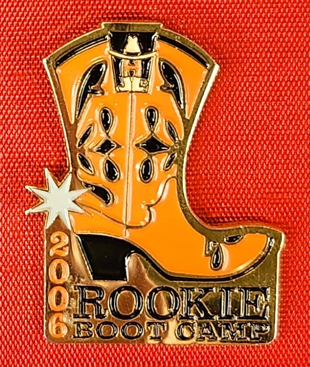 2006 Houston Livestock Show and Rodeo Rookie Boot Camp Badge
