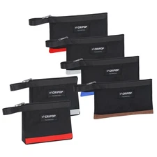 6 Pack Zipper Tool Pouch, 1680D Tools Bag Storage Kit with 4 Zipper Bags and ...