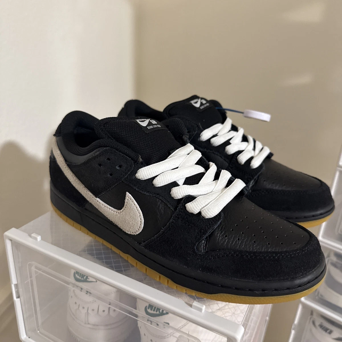 Nike SB Dunk Pro Low Black for Sale | Authenticity Guaranteed | eBay