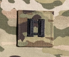 US Army CPT/O3 Rank OCP w/ Hook Captain ACU