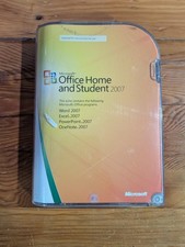 Microsoft Office Home and Student 2007 with Disc and Product Key
