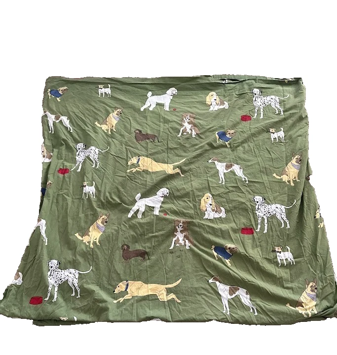 Juego de sábanas extragrandes planas verdes 100 % algodón colas para dormir arado y hogar Foto 2 de 4