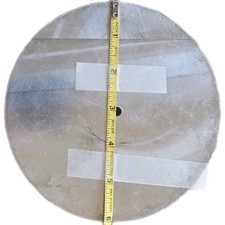 6 Inch 6061 ALUMINUM Round DISC  1 inch THICK 2 Lb 10 oz (Base For Art)? project