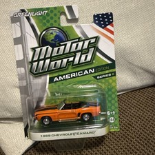 Greenlight Motor World American Ed Series 6 1:64 1969 Camaro Orange/Black