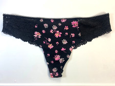 NWT Victoria's Secret PINK Collection No Show Thong Panty Large