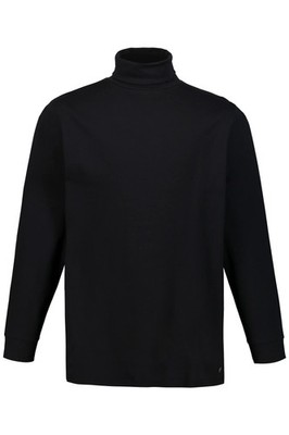 JP 1880 Herren große Größen Rollkragen Shirt Basic Jersey lange Ärmel 723303