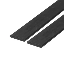 2 Pcs Carbon Fiber Strip 2x12mm 500mm Length Pultruded Flat Carbon Fiber Bars...