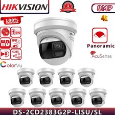 HIKVISION Panoramic AcuSense Turret Colorvu 8MP IP Camera DS-2CD2383G2P-LISU/SL