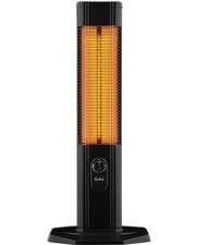 Stufa Elettrica LAREL ALTO RENDIMENTO Basso Consumo Nera 3 Potenze TELECOMANDO