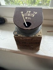 1940 Ford Standard Nos Oil Pressure Gauge Dash Unit 01a9273a Pickup Truc G1n