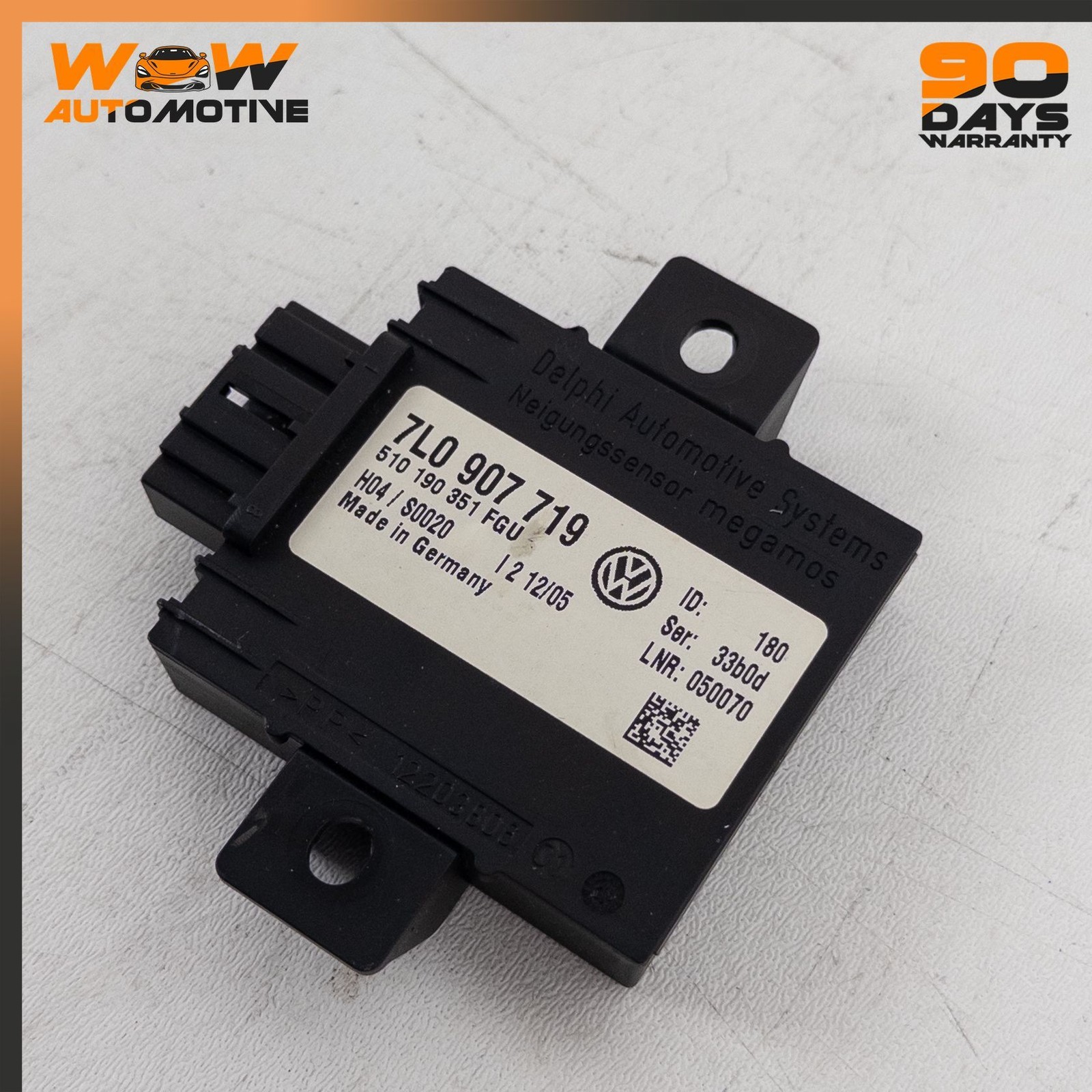 04-13 BENTLEY CONTINENTAL GT GTC REAR ANTI THEFT ALARM CONTROL MODULE UNIT OEM