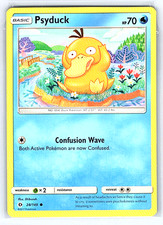 Carta Pokemon Psyduck 28/149 Sole e Luna NM o LP